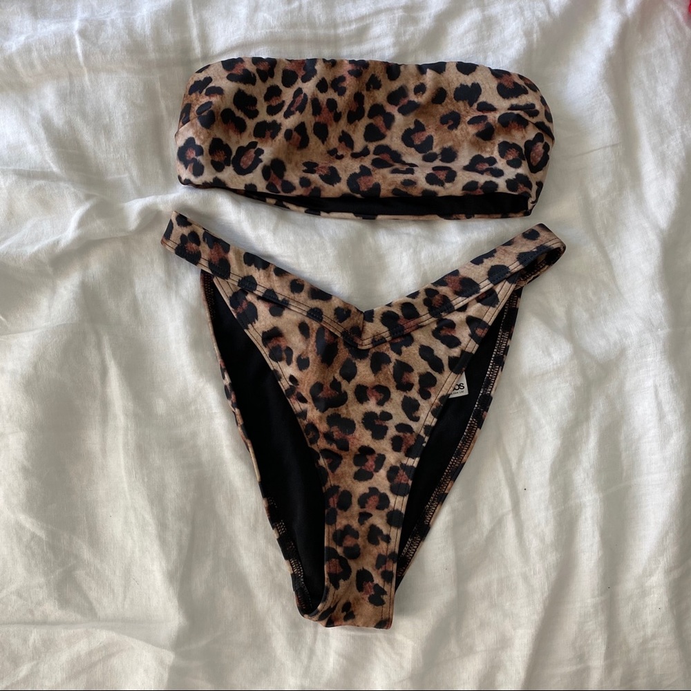 Leopard Bandeau Bikini